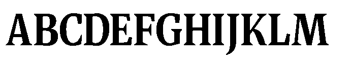 Quinget Variable Quinget Extra Bold Semi Condensed Font UPPERCASE
