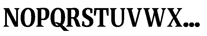 Quinget Variable Quinget Extra Bold Semi Condensed Font UPPERCASE