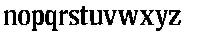 Quinget Variable Quinget Extra Bold Semi Condensed Font LOWERCASE
