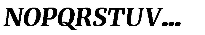 Quinget Variable Quinget Extra Bold Slanted Font UPPERCASE