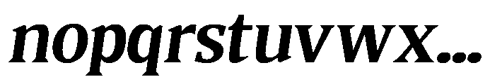 Quinget Variable Quinget Extra Bold Slanted Font LOWERCASE