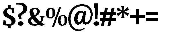 Quinget Variable Quinget Extra Bold Font OTHER CHARS
