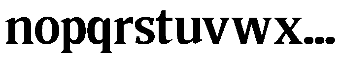 Quinget Variable Quinget Extra Bold Font LOWERCASE