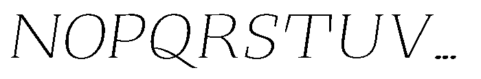 Quinget Variable Quinget Extra Light Expanded Slanted Font UPPERCASE