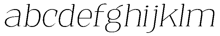 Quinget Variable Quinget Extra Light Expanded Slanted FONT