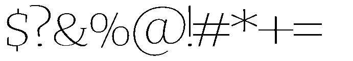 Quinget Variable Quinget Extra Light Expanded Font OTHER CHARS