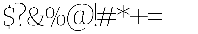 Quinget Variable Quinget Extra Light Semi Expanded Font OTHER CHARS