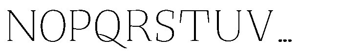 Quinget Variable Quinget Extra Light Semi Expanded Font UPPERCASE