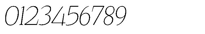 Quinget Variable Quinget Extra Light Slanted Font OTHER CHARS