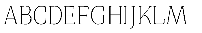Quinget Variable Quinget Extra Light Font UPPERCASE