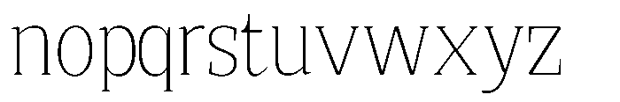Quinget Variable Quinget Extra Light Font LOWERCASE