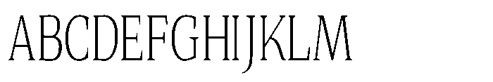 Quinget Variable Quinget Light Condensed Font UPPERCASE