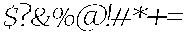 Quinget Variable Quinget Light Expanded Slanted Font OTHER CHARS