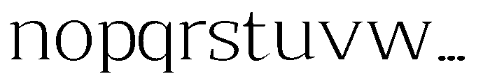 Quinget Variable Quinget Light Expanded Font LOWERCASE