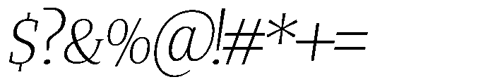Quinget Variable Quinget Light Slanted Font OTHER CHARS