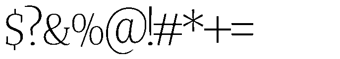 Quinget Variable Quinget Light Font OTHER CHARS