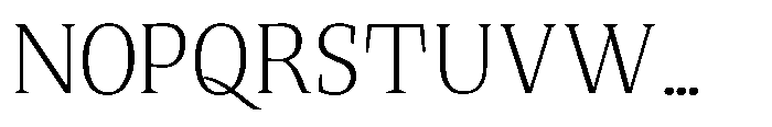 Quinget Variable Quinget Light Font UPPERCASE