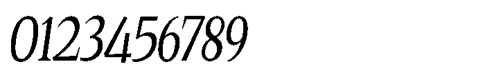 Quinget Variable Quinget Medium Condensed Slanted Font OTHER CHARS