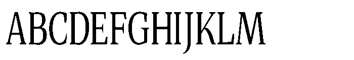 Quinget Variable Quinget Medium Condensed Font UPPERCASE