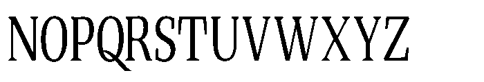 Quinget Variable Quinget Medium Condensed Font UPPERCASE