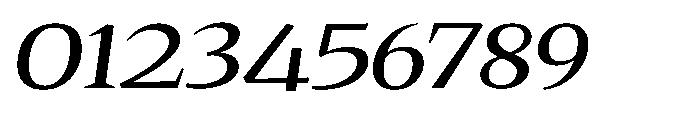 Quinget Variable Quinget Medium Expanded Slanted Font OTHER CHARS