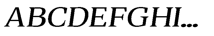 Quinget Variable Quinget Medium Expanded Slanted Font UPPERCASE