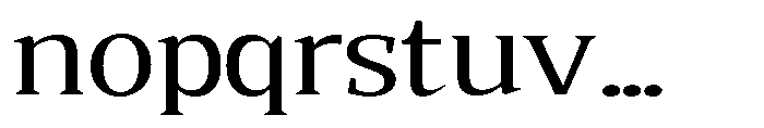 Quinget Variable Quinget Medium Expanded Font LOWERCASE