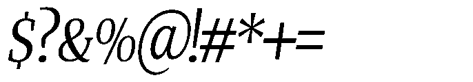 Quinget Variable Quinget Medium Semi Condensed Slanted Font OTHER CHARS