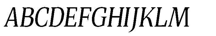 Quinget Variable Quinget Medium Semi Condensed Slanted Font UPPERCASE