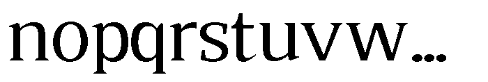 Quinget Variable Quinget Medium Semi Expanded Font LOWERCASE