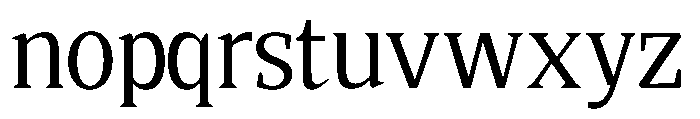 Quinget Variable Quinget Medium Font LOWERCASE