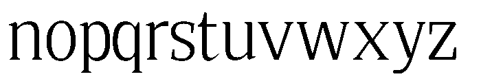 Quinget Variable Quinget Regular Font LOWERCASE