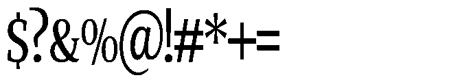 Quinget Variable Quinget Semi Bold Condensed Font OTHER CHARS