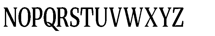Quinget Variable Quinget Semi Bold Condensed Font UPPERCASE
