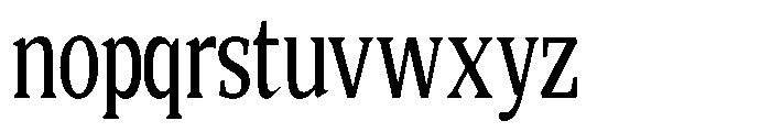Quinget Variable Quinget Semi Bold Condensed Font LOWERCASE