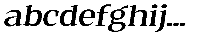 Quinget Variable Quinget Semi Bold Expanded Slanted FONT
