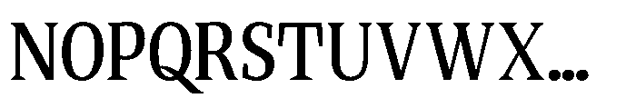 Quinget Variable Quinget Semi Bold Semi Condensed Font UPPERCASE