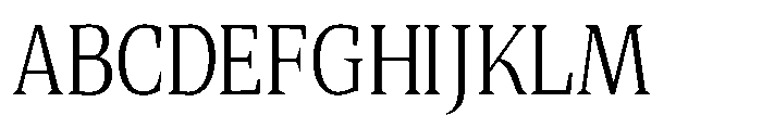 Quinget Variable Quinget Semi Condensed Font UPPERCASE