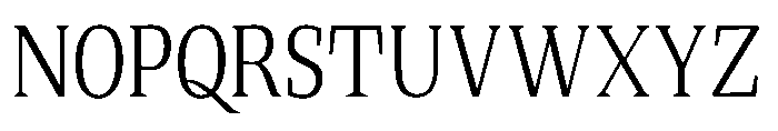 Quinget Variable Quinget Semi Condensed Font UPPERCASE