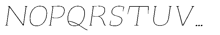 Quinget Variable Quinget Thin Expanded Slanted Font UPPERCASE