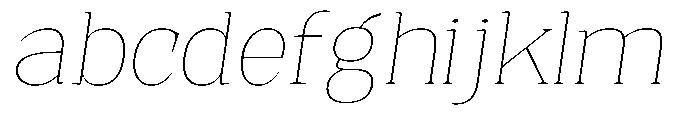 Quinget Variable Quinget Thin Expanded Slanted FONT