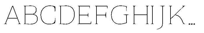 Quinget Variable Quinget Thin Expanded Font UPPERCASE