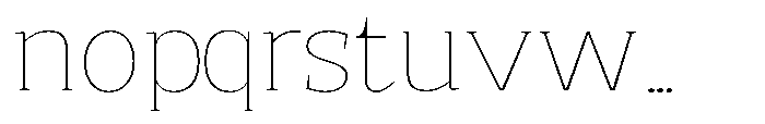 Quinget Variable Quinget Thin Expanded Font LOWERCASE