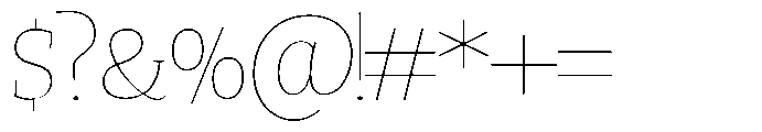 Quinget Variable Quinget Thin Semi Expanded Font OTHER CHARS