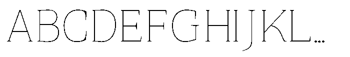 Quinget Variable Quinget Thin Semi Expanded Font UPPERCASE
