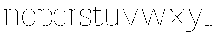Quinget Variable Quinget Thin Semi Expanded Font LOWERCASE