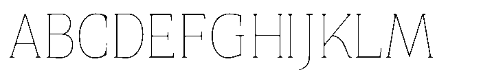 Quinget Variable Quinget Thin Font UPPERCASE