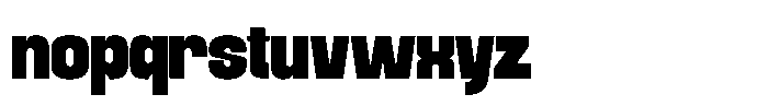 Quinia Retro Regular Font LOWERCASE