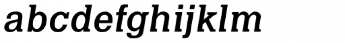 Quint URW Medium Italic Font LOWERCASE