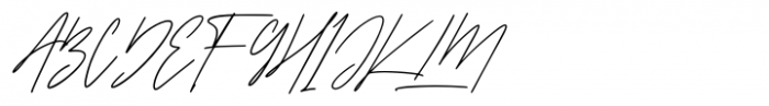 Quintaras Signature Script Alternate Font UPPERCASE